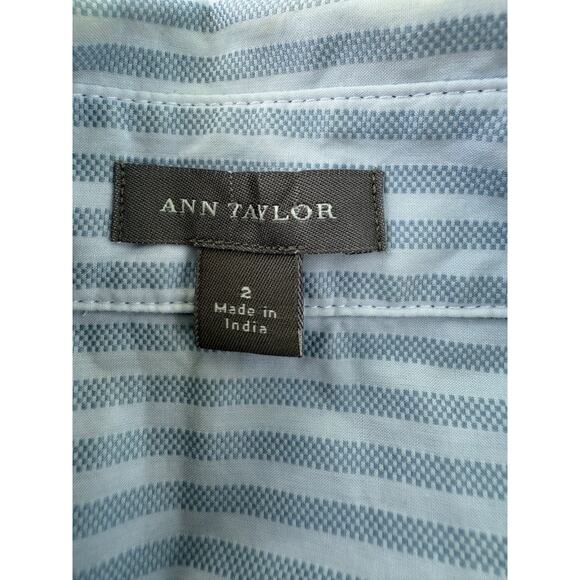 Ann Taylor Classic Button Down Blouse Size 2 - Picture 4 of 6